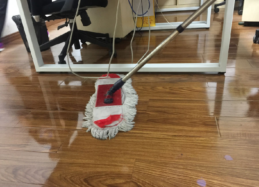 会理县木地板保洁案例